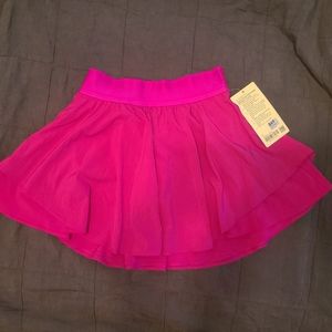 Lululemon Court Rival Tennis Skirt Long Purple Highlight